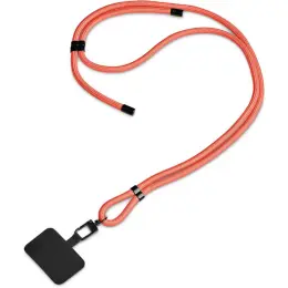 Altitude Fusion Crossbody & Wrist Phone Strap Set in Pouch - Coral